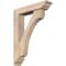 Ekena Millwork Legacy Traditional Smooth Bracket w/ Offset Brace, Douglas Fir, 5 1/2"W x 24"D x 32"H BKT0604X24X32LEC01SDF - alternate 1